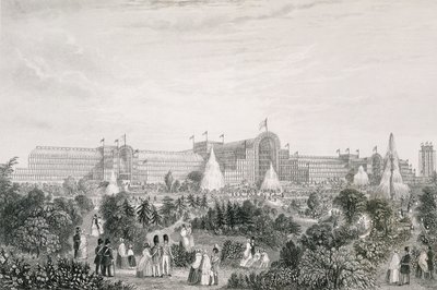 The New Crystal Palace at Sydenham, Engraved by Lacey by Read